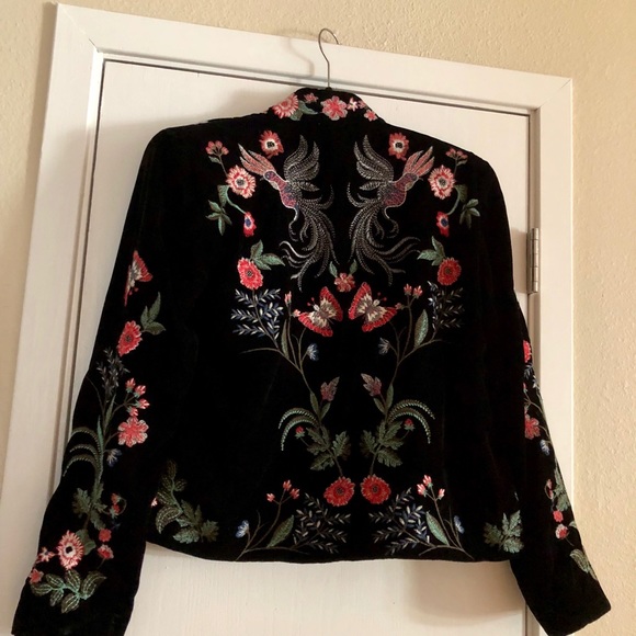 BNWT Zara Collection Velvet Jacket - Picture 4 of 7